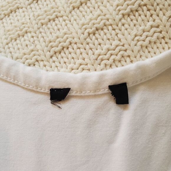 Halogen Scoop Neck Tank Top size Large in White - Picture 10 of 11